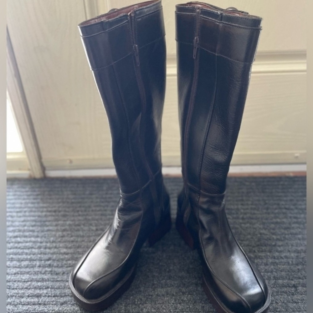 Rare Vintage El Dantes  Knee High Platform Boots